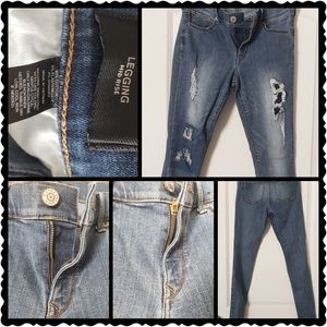 Express Distressed denim jeans